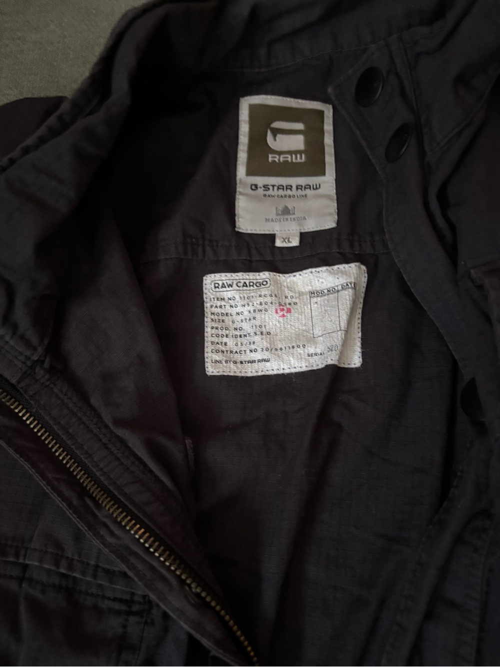 Dark Brown Button-Front Jacket